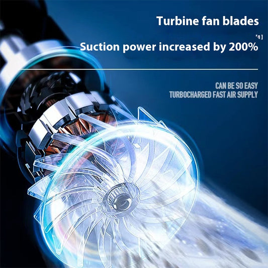 Portable Car Vacuum Cleaner – 4-in-1 Wireless Handheld Vacuum with Strong Suction, Rechargeable & Stainless Steel Filter