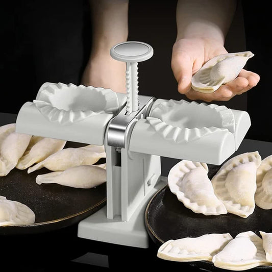 Double Head Automatic Dumpling Maker Machine – Fast & Easy Dumpling Press