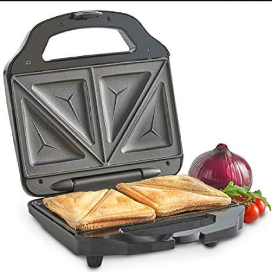 Multi Brand 750W Electric Sandwich Maker – Non-Stick Plates, Compact & Durable Stainless Steel Design, Quick Heating Appliance for Perfect Grilled Sandwiches RebelRise Mart