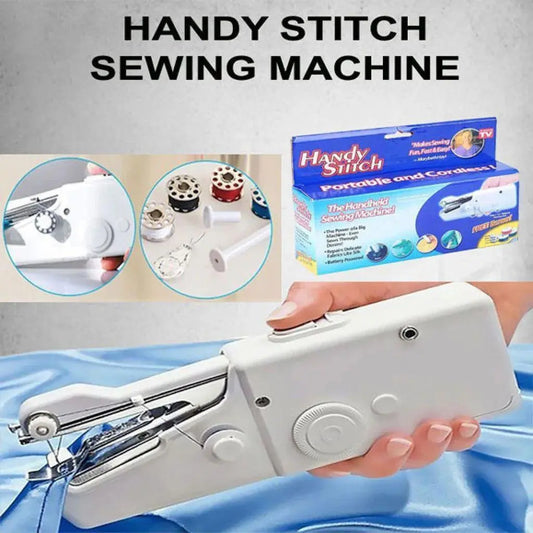 Handy Stitch Portable Sewing Machine – Mini Handheld Cordless Sewing Machine for Quick Stitching & Clothes Repair, Easy to Use for Home, Travel & DIY Projects RebelRise Mart
