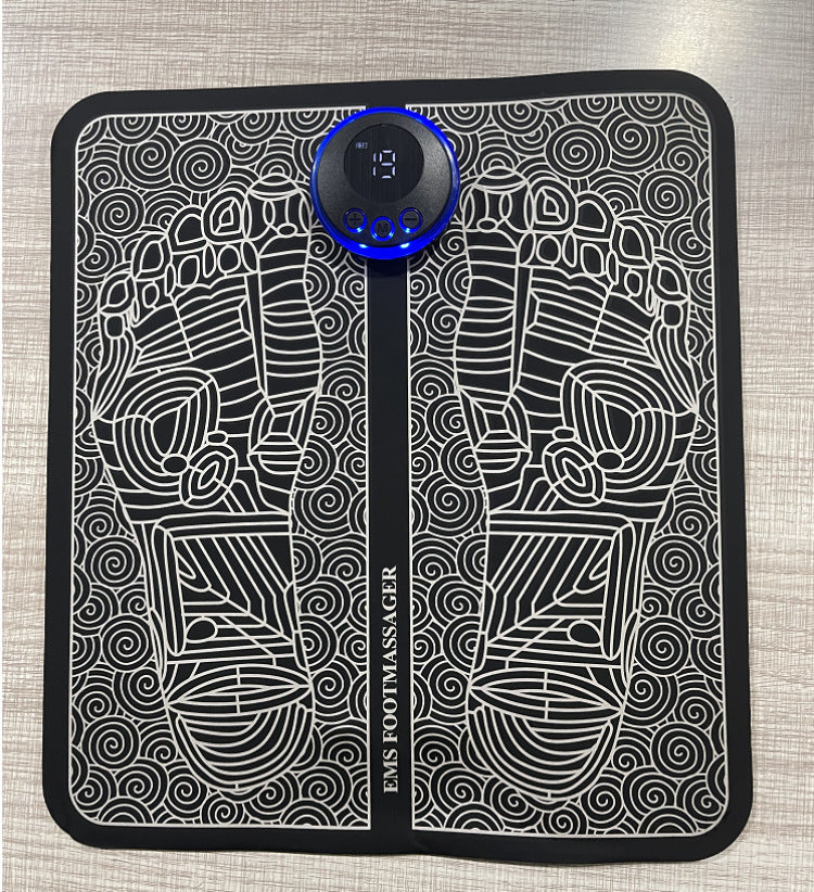Remote EMS Foot Massager Pad with Remote Improve Blood Circulation Relieve Ache Pain Health Care