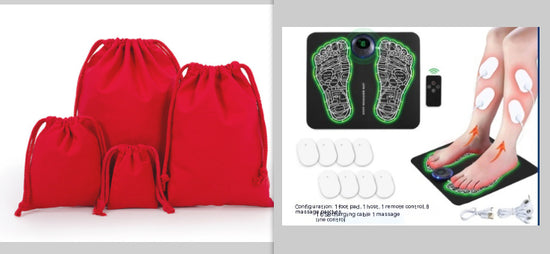 Remote EMS Foot Massager Pad with Remote Improve Blood Circulation Relieve Ache Pain Health Care