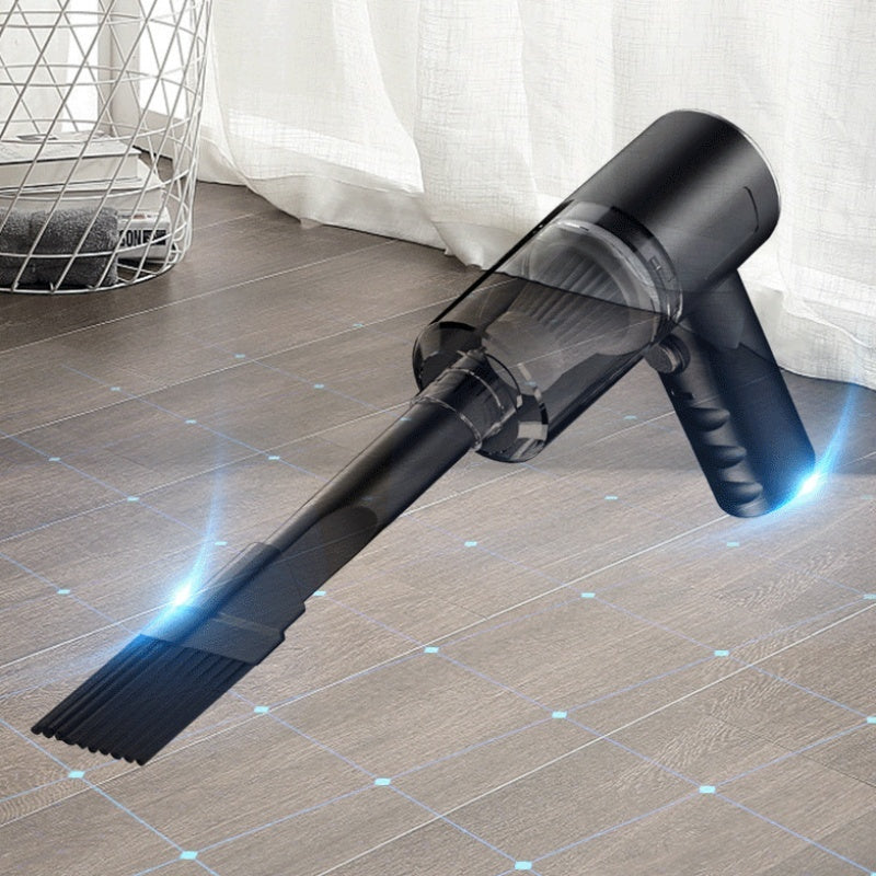 Portable Car Vacuum Cleaner – 4-in-1 Wireless Handheld Vacuum with Strong Suction, Rechargeable & Stainless Steel Filter