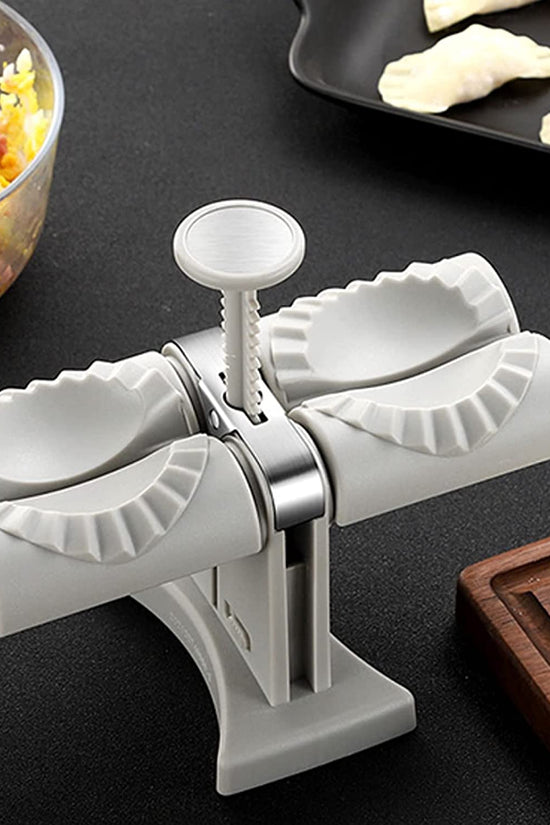 Double Head Automatic Dumpling Maker Machine – Fast & Easy Dumpling Press
