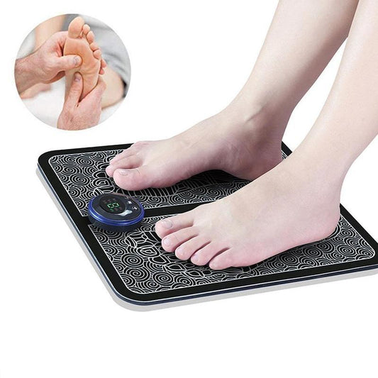 Remote EMS Foot Massager Pad with Remote Improve Blood Circulation Relieve Ache Pain Health Care