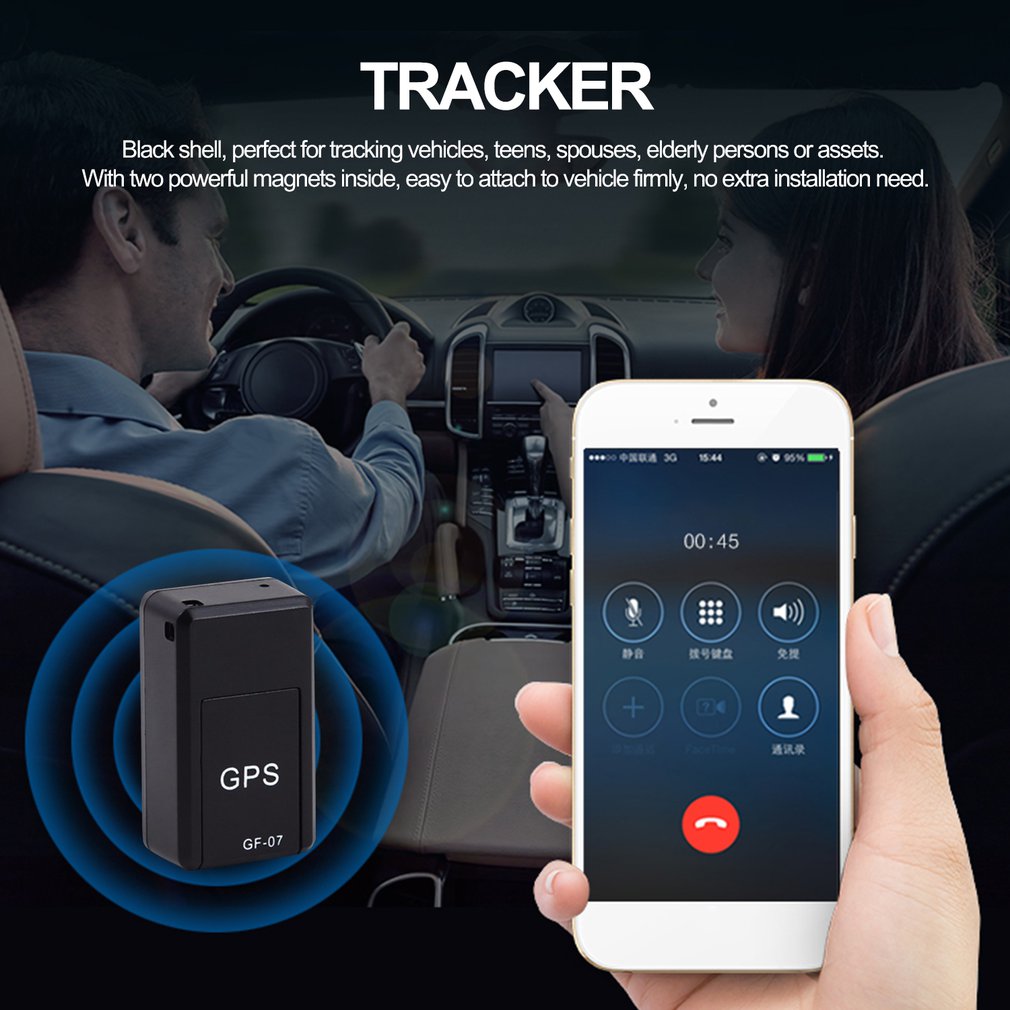 Smart GPS Tracker – Portable Real-Time Location Finder for Cars, Bikes, Pets, Kids & Family Safety