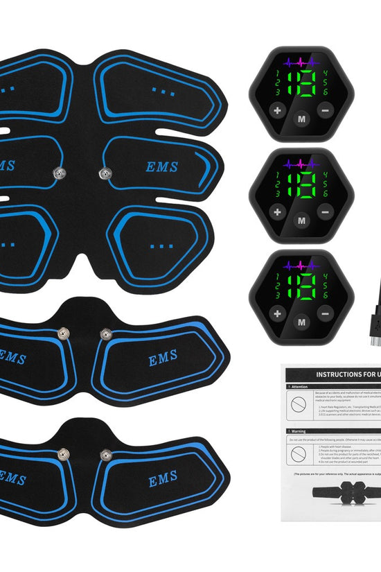 EMS Muscle Training Gear – Abs Stimulator & Body Shaper for Home Fitness Exercise