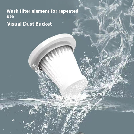 Portable Car Vacuum Cleaner – 4-in-1 Wireless Handheld Vacuum with Strong Suction, Rechargeable & Stainless Steel Filter