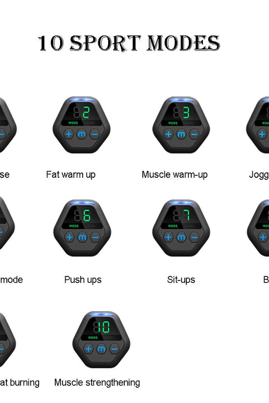 EMS Muscle Training Gear – Abs Stimulator & Body Shaper for Home Fitness Exercise