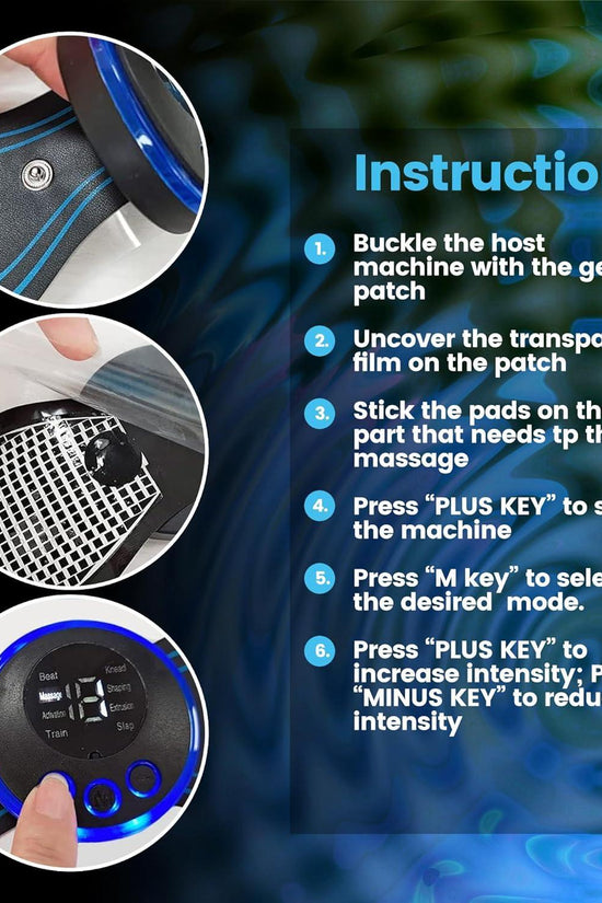 EMS Mini Electric Neck Back Body Massager – Cervical, Shoulder, Back & Muscle Therapy Pain Relief Device