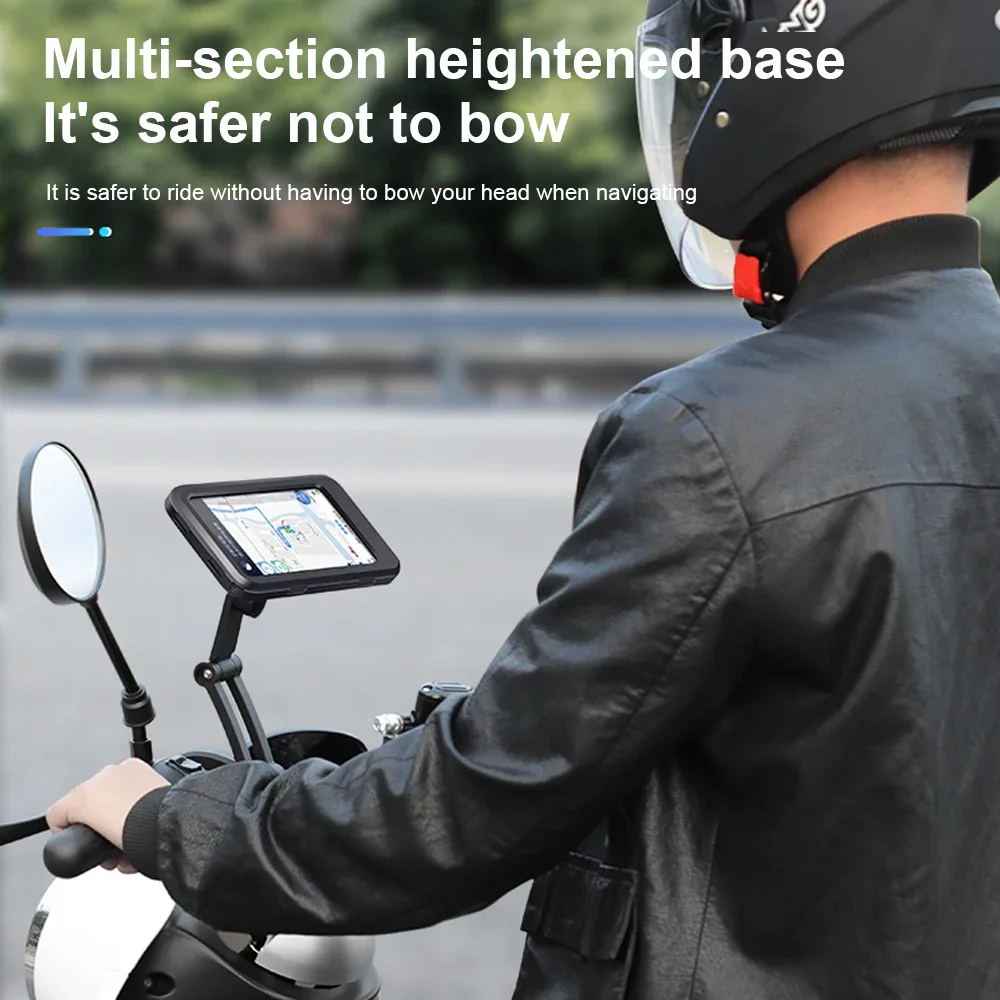👉 Rain-Proof Phone Holder for Bike & Motorcycle – Universal Waterproof Phone Mount with 360° Rotation