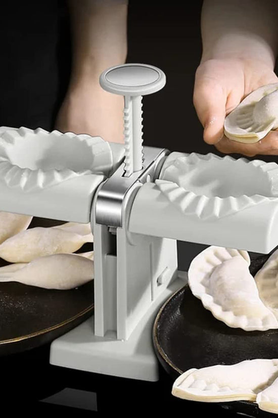 Double Head Automatic Dumpling Maker Machine – Fast & Easy Dumpling Press