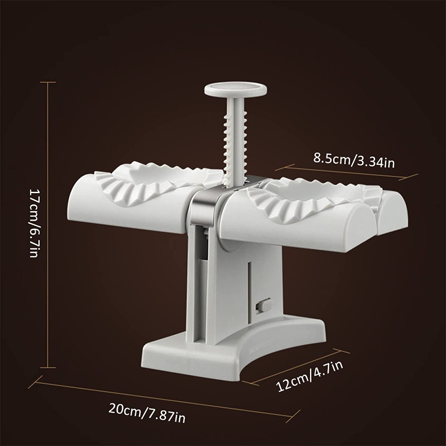 Double Head Automatic Dumpling Maker Machine – Fast & Easy Dumpling Press