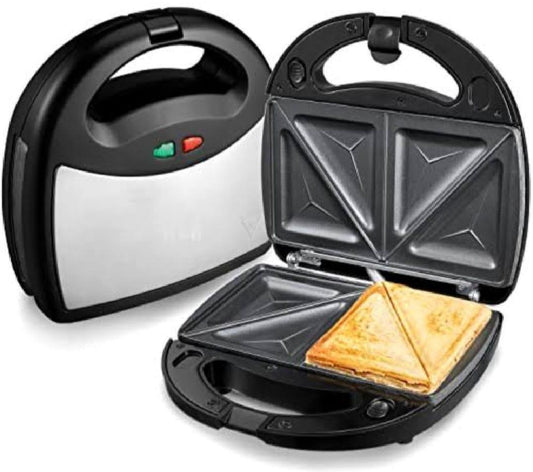 Multi Brand 750W Electric Sandwich Maker – Non-Stick Plates, Compact & Durable Stainless Steel Design, Quick Heating Appliance for Perfect Grilled Sandwiches RebelRise Mart