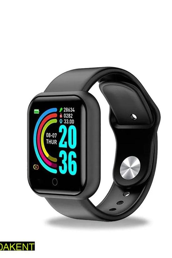 D20 Smart Watch – Stylish Metal Body Fitness Tracker with Heart Rate, Blood Oxygen, Sleep Monitor, Waterproof Design, Bluetooth & Free Home Delivery RebelRise Mart