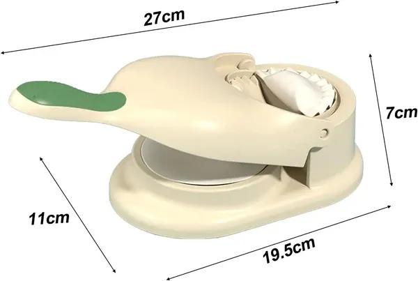 2-in-1 Dumpling & Samosa Maker – Manual Pastry Press with Non-Slip Handle | Easy Dough Wrapper Tool for Dumplings, Momos, Samosas & Pastries – Kitchen Gadget RebelRise Mart