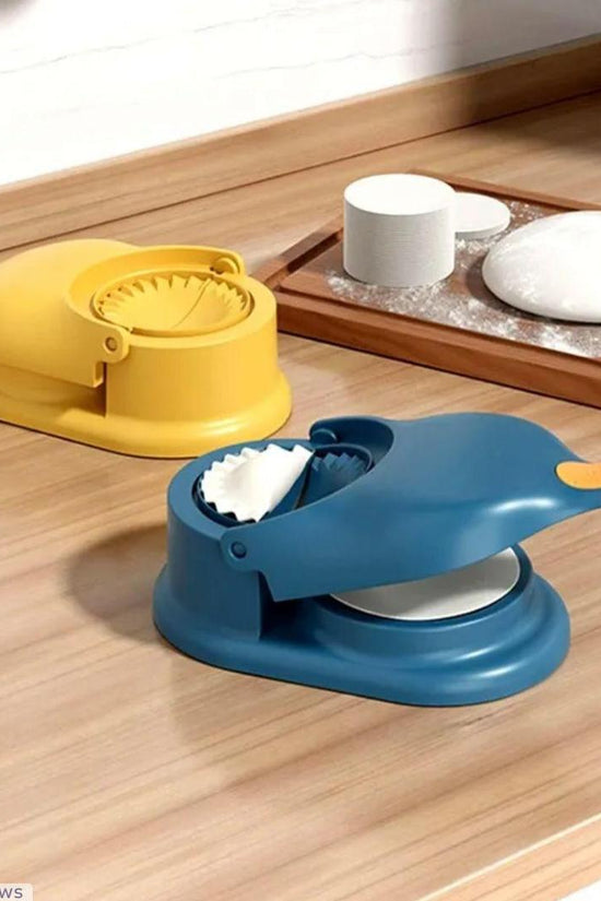 2-in-1 Dumpling & Samosa Maker – Manual Pastry Press with Non-Slip Handle | Easy Dough Wrapper Tool for Dumplings, Momos, Samosas & Pastries – Kitchen Gadget RebelRise Mart