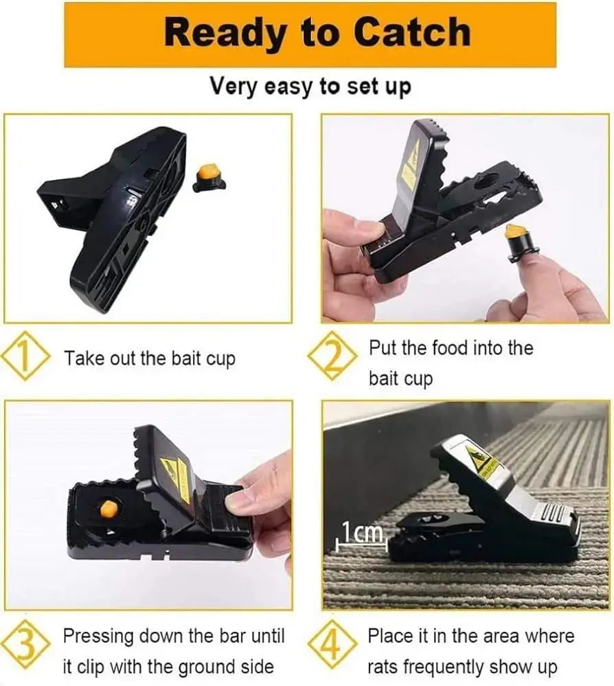 Snap 🐭 Mouse Trap – Easy & Effective Rodent Control RebelRise Mart