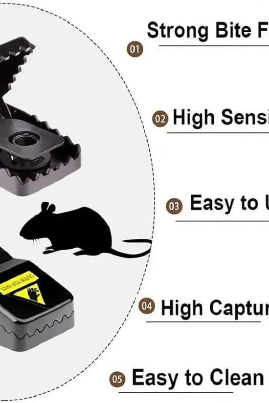 Snap 🐭 Mouse Trap – Easy & Effective Rodent Control RebelRise Mart