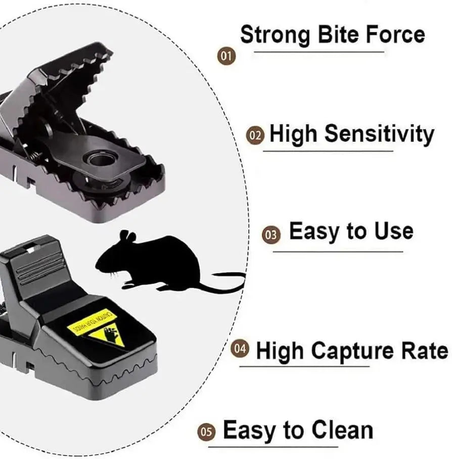 Snap 🐭 Mouse Trap – Easy & Effective Rodent Control RebelRise Mart