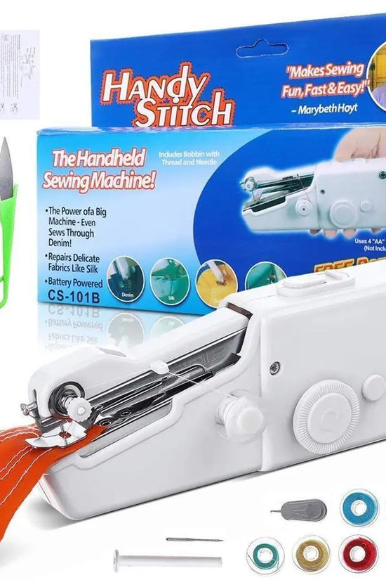 Handy Stitch Portable Sewing Machine – Mini Handheld Cordless Sewing Machine for Quick Stitching & Clothes Repair, Easy to Use for Home, Travel & DIY Projects RebelRise Mart