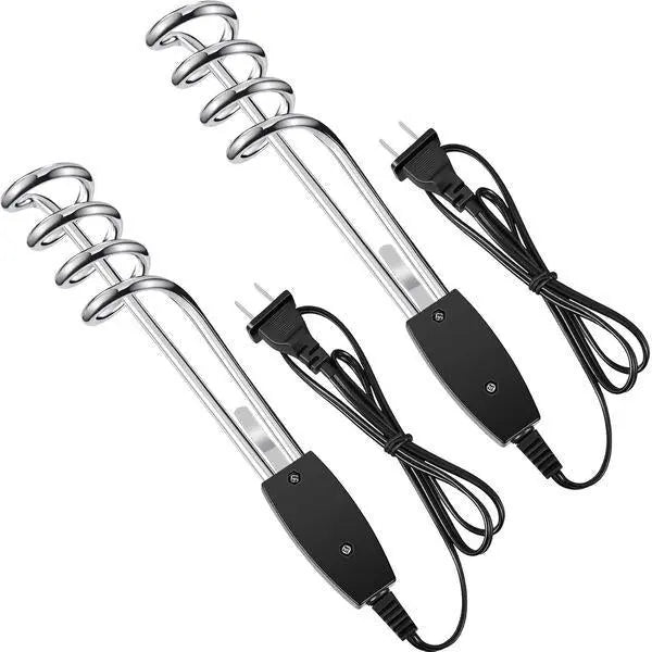 1500W Stainless Steel Water Heating Rod – Quick Boil Immersion Heater for Instant Hot Water RebelRise Mart