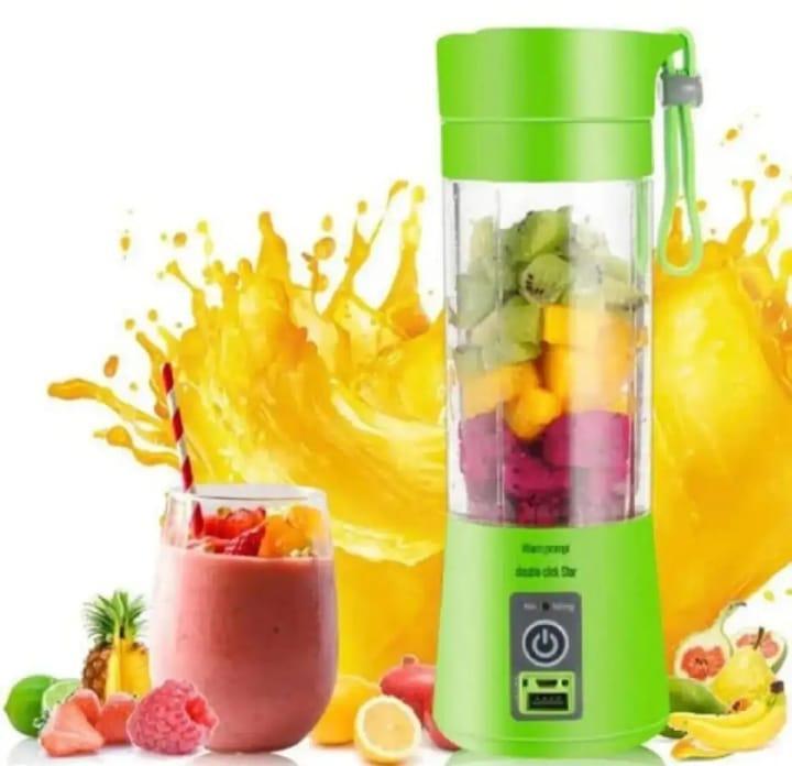 6-Blade Electric Juicer Machine – USB Rechargeable Portable Blender for Smoothies & Juices, 380ml Capacity, BPA-Free, Ideal for Home & Travel Use RebelRise Mart