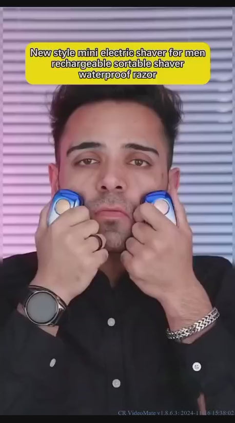 Mini Electric Shaver 2025 – Portable, Lightweight & Multifunction Grooming Tool for Travel