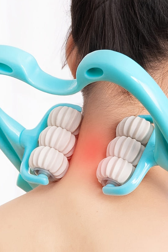 6-Ball Trigger Point Massager – Portable Neck & Shoulder Massage Roller for Stress Relief & Muscle Relaxation