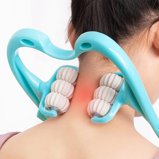 6-Ball Trigger Point Massager – Portable Neck & Shoulder Massage Roller for Stress Relief & Muscle Relaxation