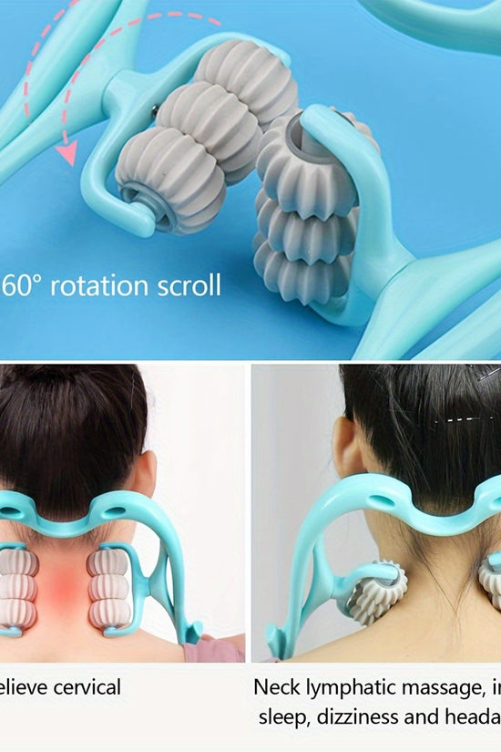6-Ball Trigger Point Massager – Portable Neck & Shoulder Massage Roller for Stress Relief & Muscle Relaxation