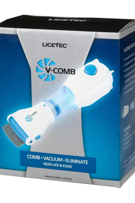 Electric Anti-Lice Comb – Chemical-Free V-Comb with Capture Filter for Safe & Easy Lice and Nit Removal