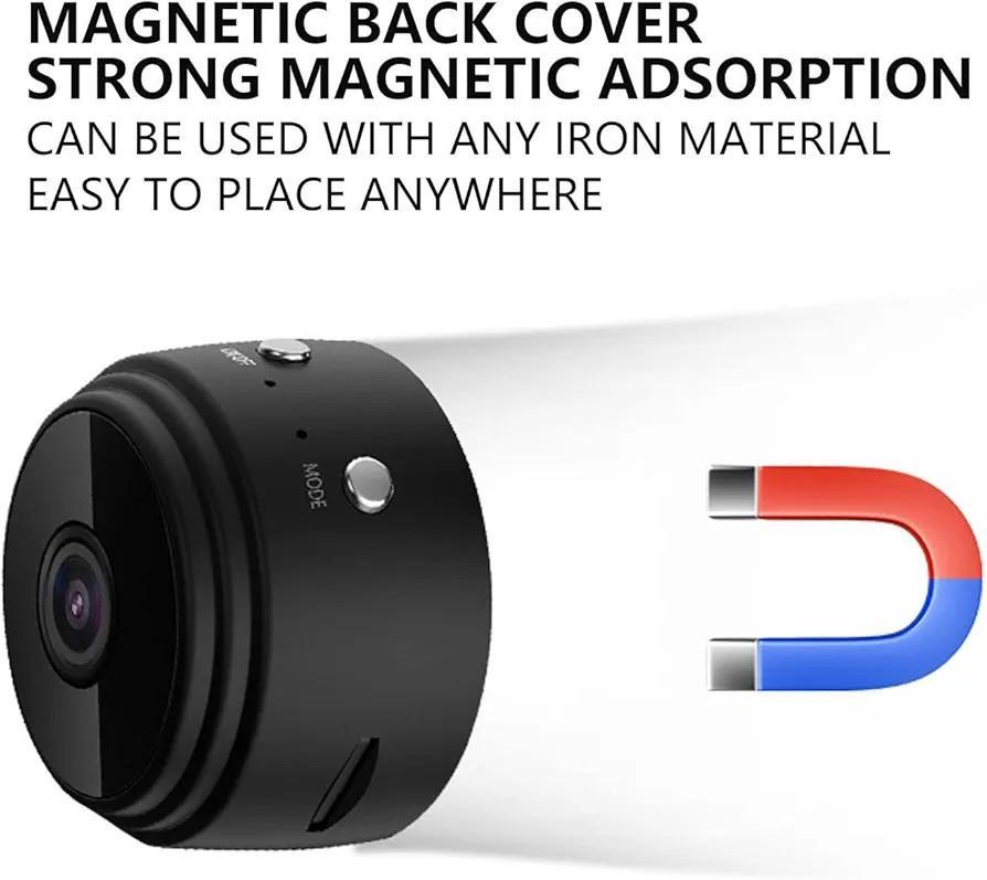 A9 Mini WiFi Camera – 1080P Full HD Wireless Security Camera with Night Vision & Motion Detection for Home & Baby Monitoring
