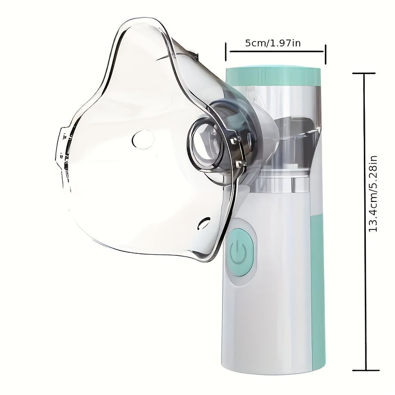 Portable Facial Steamer & Mesh Nebulizer – 2-in-1 Face Steamer & Humidifier for Deep Cleaning, Hydration & Spa Care