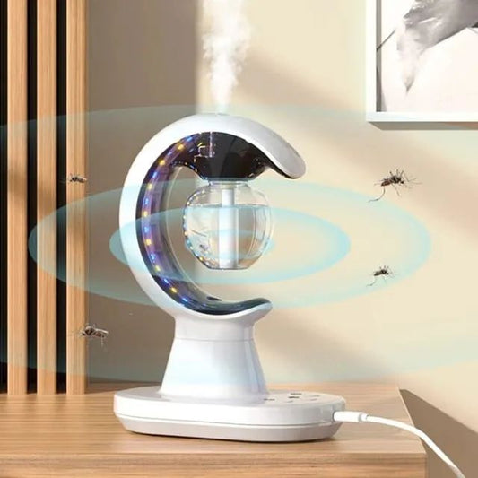 Rechargeable Humidifier & Mosquito Killer Lamp – 2-in-1 Electronic Insect Repellent, Air Moisturizer & LED Night Light for Indoor/Outdoor Use