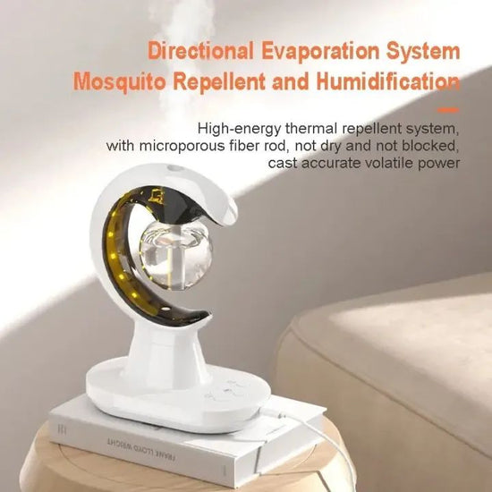 Rechargeable Humidifier & Mosquito Killer Lamp – 2-in-1 Electronic Insect Repellent, Air Moisturizer & LED Night Light for Indoor/Outdoor Use