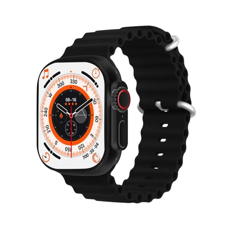 T10 Ultra 2 Smart Watch 49mm – White | 9 Series Smartwatch with Real Screw Lock, 2.19” HD Display, Health Monitor & Wireless Charger