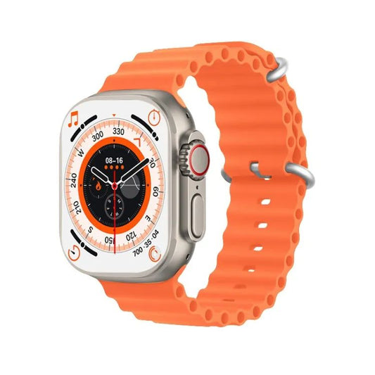 T10 Ultra 2 Smart Watch 49mm – White | 9 Series Smartwatch with Real Screw Lock, 2.19” HD Display, Health Monitor & Wireless Charger